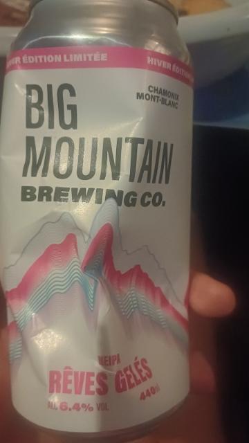 big mountain neipa reves gelés 6.4%, Big Mountain Brewing Co., France