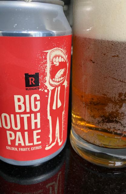 Big mouth pale ale 4.0%, Rudgate Brewery, England