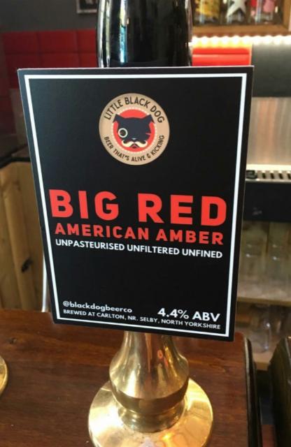 Big Red 4.4%, Little Black Dog Beer Company Limited, England