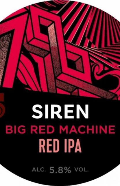 Big Red Machine 5.8%, Siren Craft Brew, England