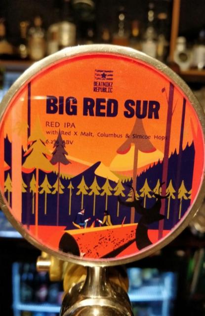 Big Red Sur 6.2%, Beatnikz Republic Brewing Co., England