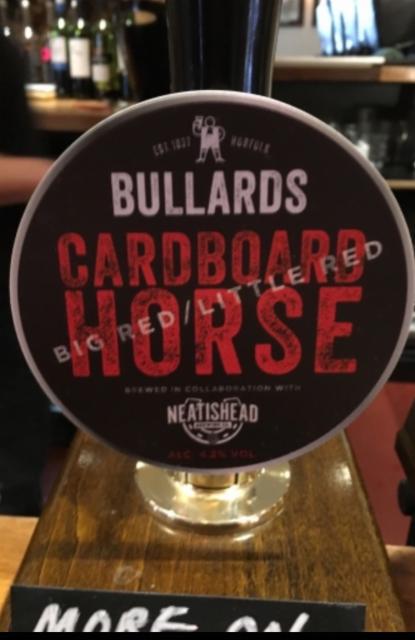 Big Red/Little Red Cardboard Horse 4.2%, Bullards, England