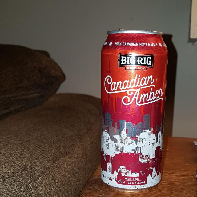 Big Rig Canadian Amber 5.2%, Big Rig Brewery, Canada