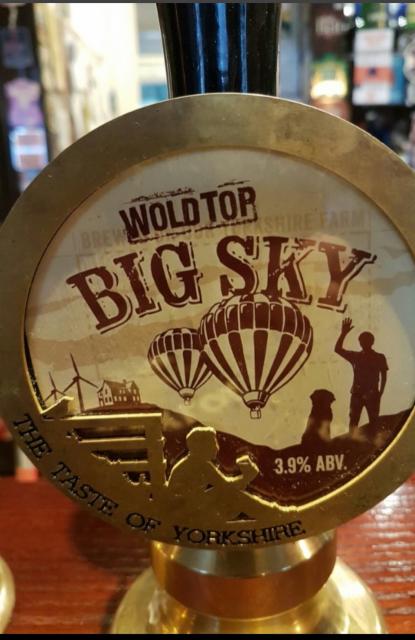 Big Sky 3.9%, Wold Top Brewery, England
