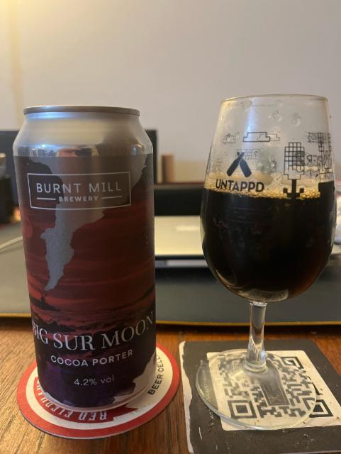 Big Sur Moon 4.2%, Burnt Mill Brewery, England