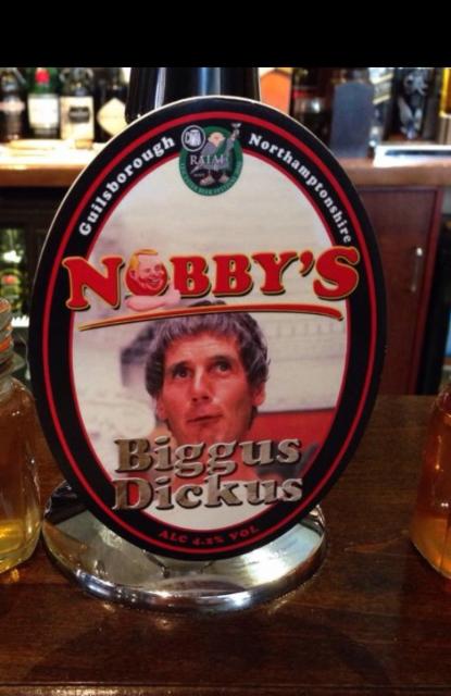 Biggus Dickus 4.2%, Nobby's Brewery, England