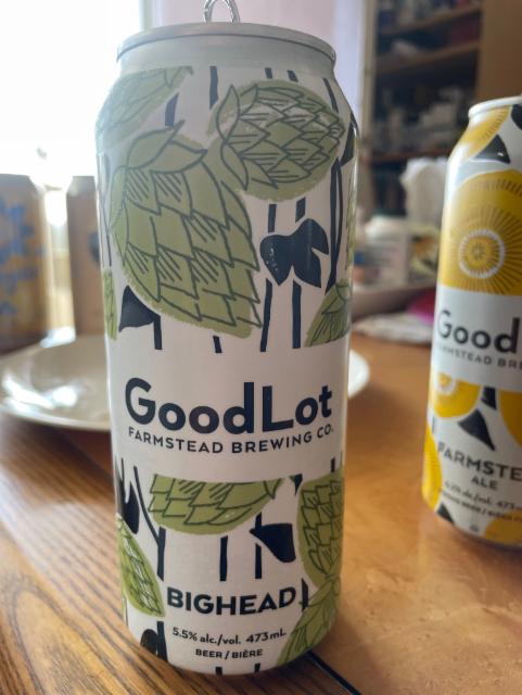 Bighead 5.5%, GoodLot Farmstead Brewing Company, Canada