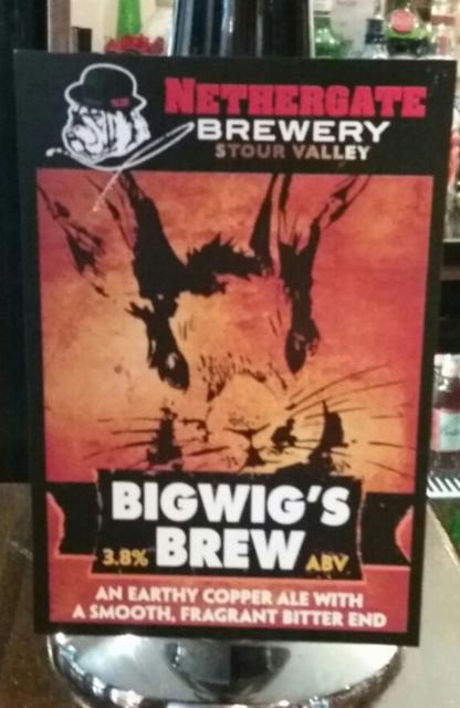 Bigwig's Brew 3.8%, Nethergate Brewery, England