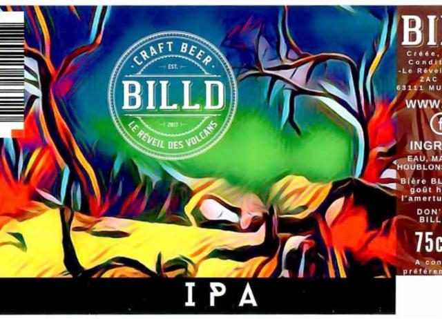 Billd IPA 6.3%, Brasserie Billd - Le Réveil Des Volcans (Auvernhata), France