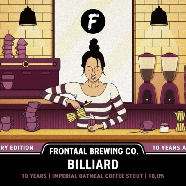 billiard 10 years edition 10.0%, Brouwerij Frontaal, Netherlands