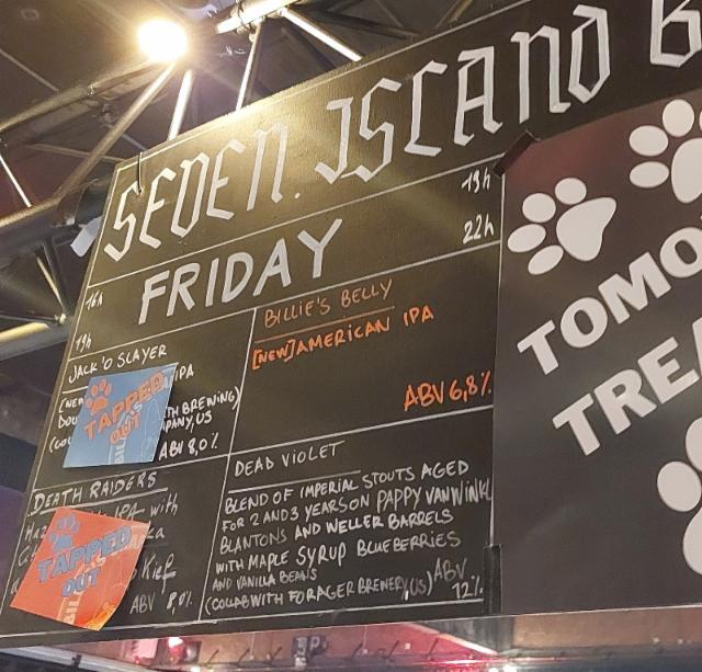 Billie's Belly 6.8%, Seven Island Brewery, Greece