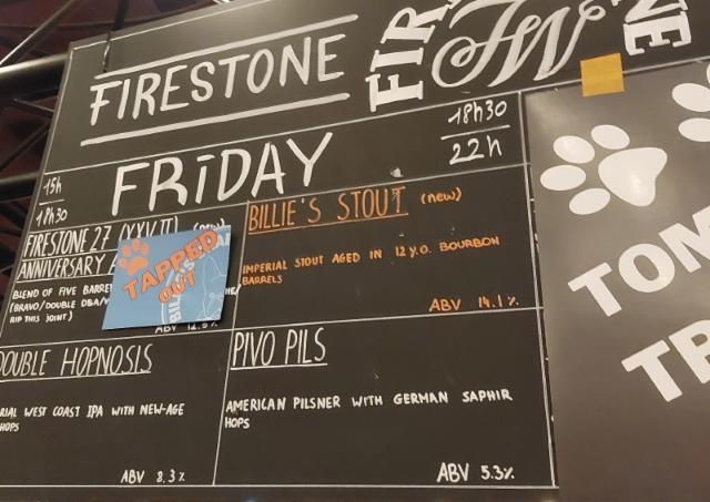 Billie's Stout 14.1%, Firestone Walker Brewing (Duvel Moortgat), United States