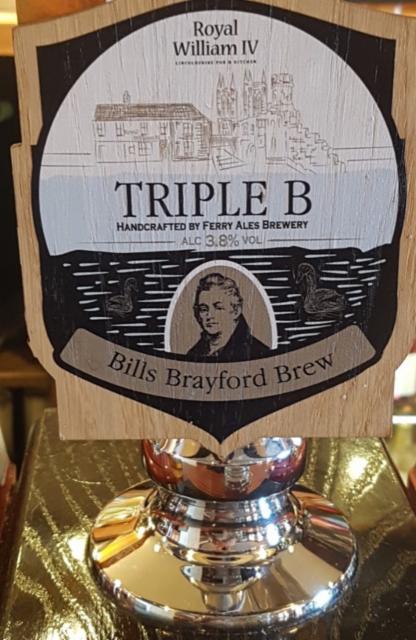 Bills Brayford Brew 3.8%, Ferry Ales Brewery, England