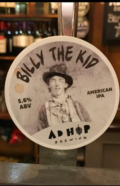 Billy The Kid 5.6%, Ad Hop Brewing Ltd, England