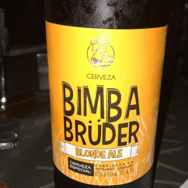 Bimba Brüder Blonde Ale 4.7%, Bimba Brüder, Uruguay