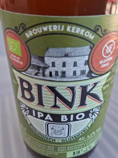 BINK IPA 5.5%, Brouwerij Kerkom, Belgium