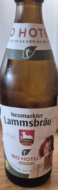 bio hotels hell alkoholfrei, Neumarkter Lammsbräu