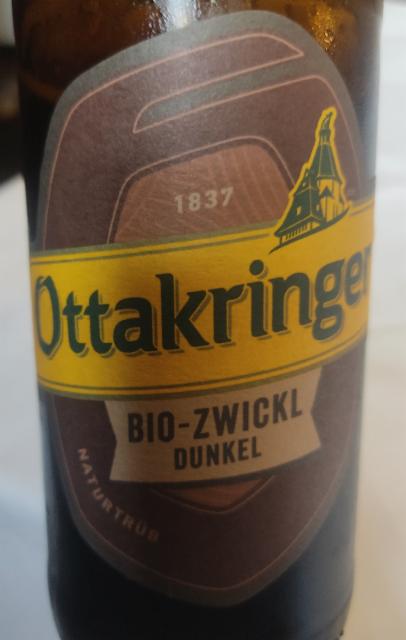 bio zwickl dunkel 4.9%, Ottakringer Brauerei, Austria