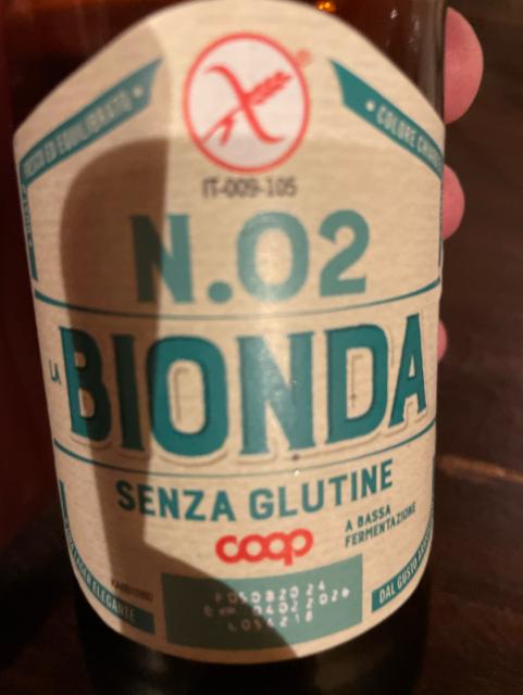 Bionda N.02 4.9%, Birra Nursia - Monastero di San Benedetto da Norcia, Italy