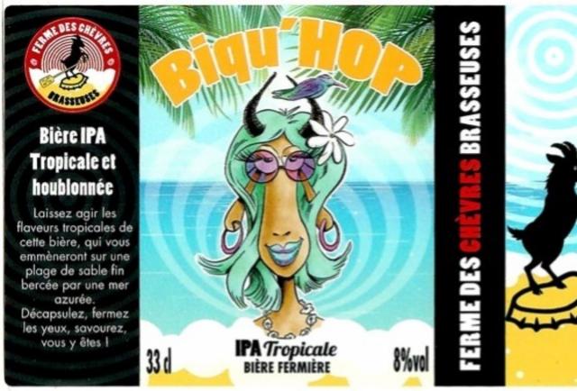 Biqu'Hop 8.0%, Ferme Des Chèvres Brasseuses, France