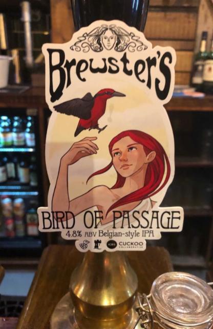 Bird Of Passage 4.8%, Brewster's Brewery, England