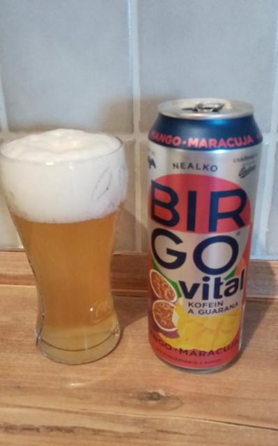 BIRGO VITAL MANGO MARACUJA 0.0%, Budějovický Budvar, Czech Republic