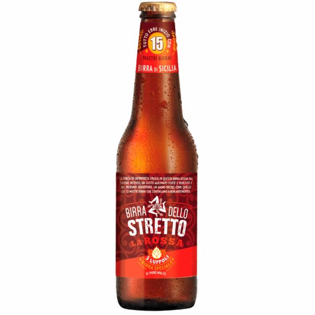 Birra Dello Stretto La Rossa 6.2%, Birrificio Messina, Italy