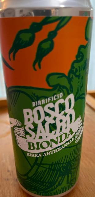 Birrifico Bosco Sacro Bionda 4.7%, Birrifico Bosco Sacro, Italy