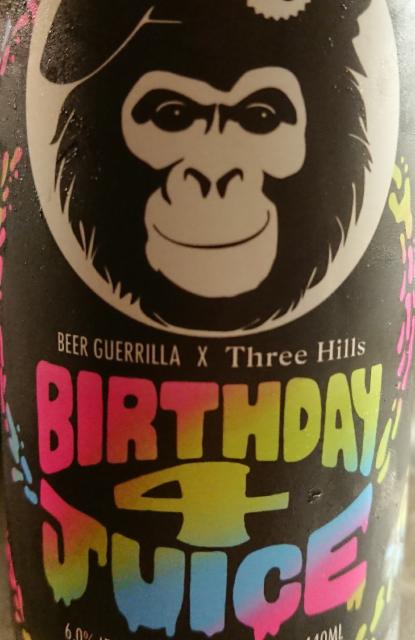 Birthday 4 Juice 6.0%, Three Hills Brewing, England