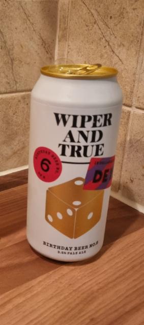 Birthday Beer No.6 3.5%, Wiper and True, England