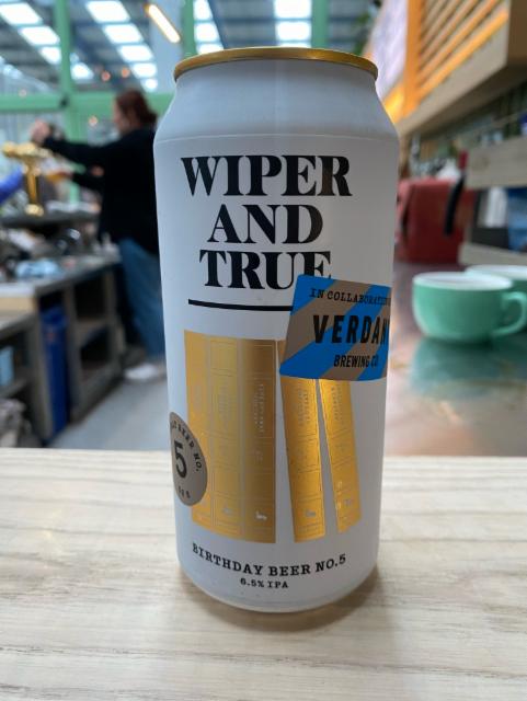 Birthday Beer No5 IPA 6.5%, Wiper and True, England