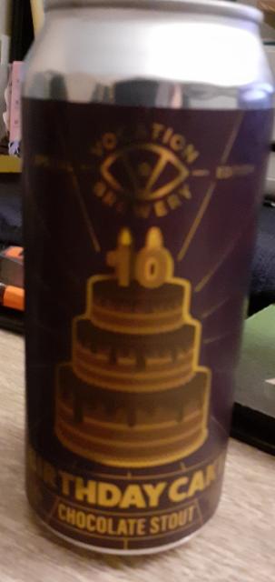 Birthday Cake Chocolate Stout 6.0%, Vocation Brewery, England