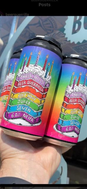 Birthday Juice 7 6.0%, Three Hills Brewing, England