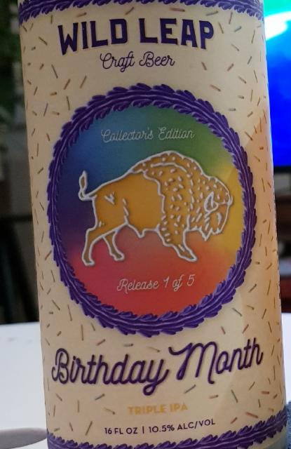Birthday Month TIPA 10.5%, Wild Leap Brew Co., United States