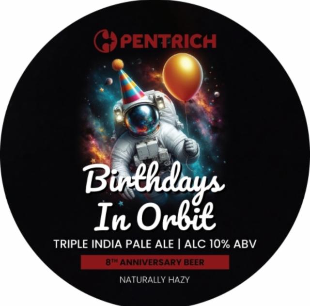 Birthdays in Orbit 10.0%, Pentrich Brewing, England