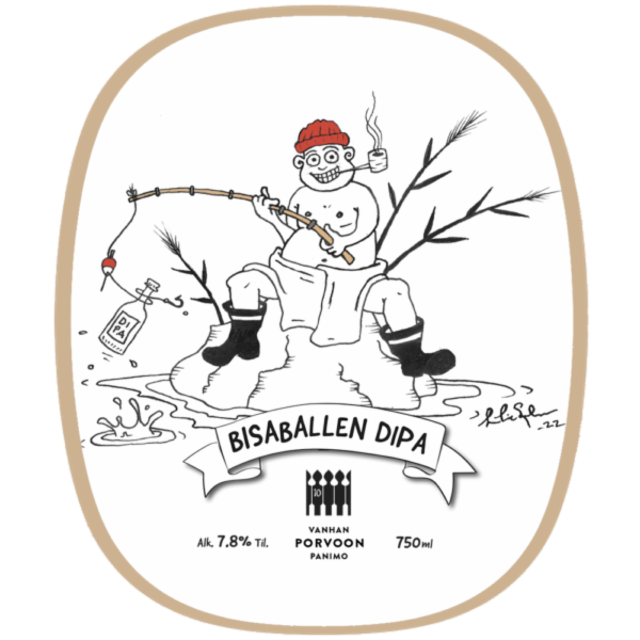 Bisaballen DIPA 7.8%, Vanhan Porvoon Panimo, Finland