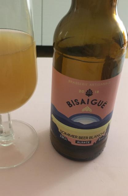 Bisaiguë Sommer Beer Blanche 5.0%, Brasserie Bisaiguë Kaysersberg, France