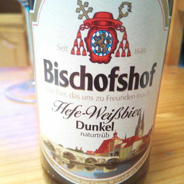 Bischofshof Hefe-Weissbier Dunkel 5.1%, Brauerei Bischofshof, Germany
