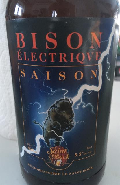 Bison électriqve saison 5.5%, Le Saint-Bock, Canada