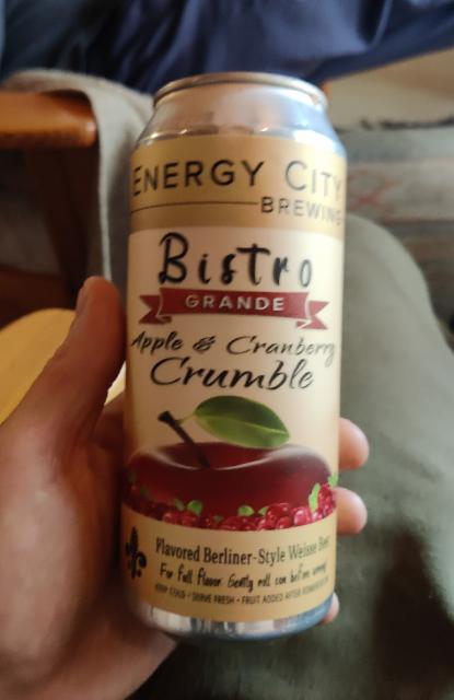 bistro apple & cranberry crumble 8.0%, Energy City Brewing, United States