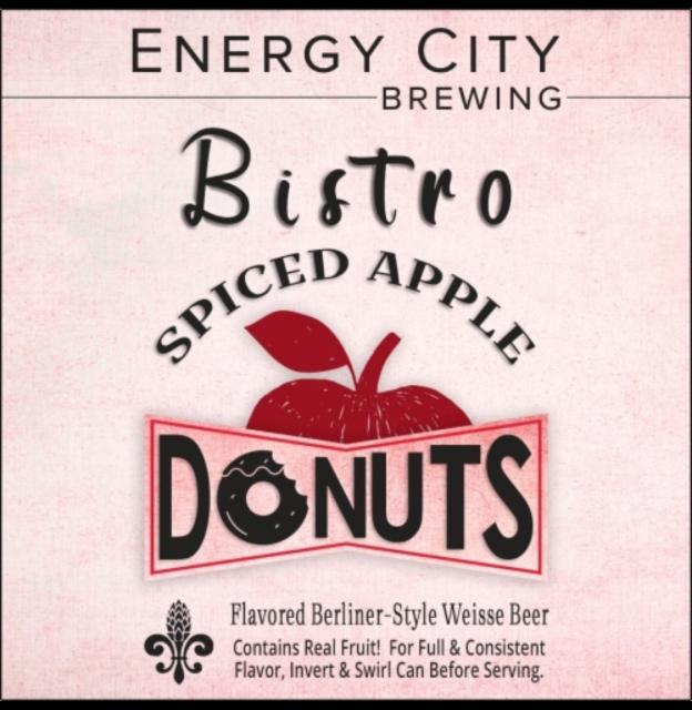 Bistro Spiced Apple Donuts 6.5%, Energy City Brewing, United States
