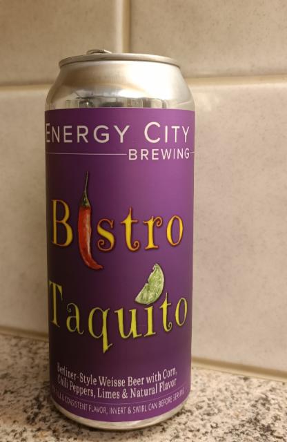 Bistro Taquito 6.5%, Energy City Brewing, United States