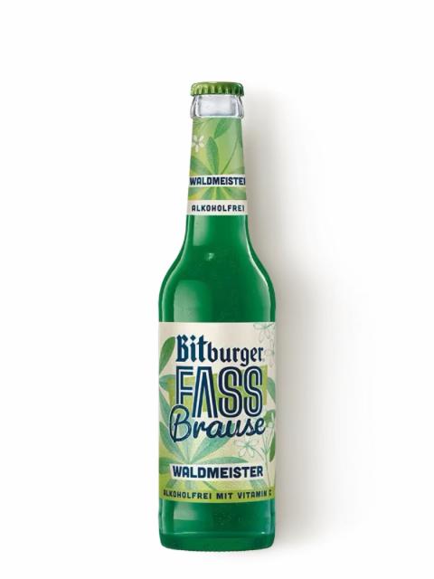 Bitburger Fassbrause Waldmeister 0.0%, Bitburger Brauerei, Germany