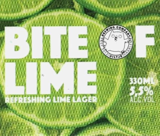 Bite Of Lime 5.5%, Uiltje Brewing Co, Netherlands
