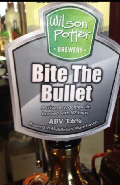 Bite The Bullet 3.6%, Wilson Potter Brewery, England