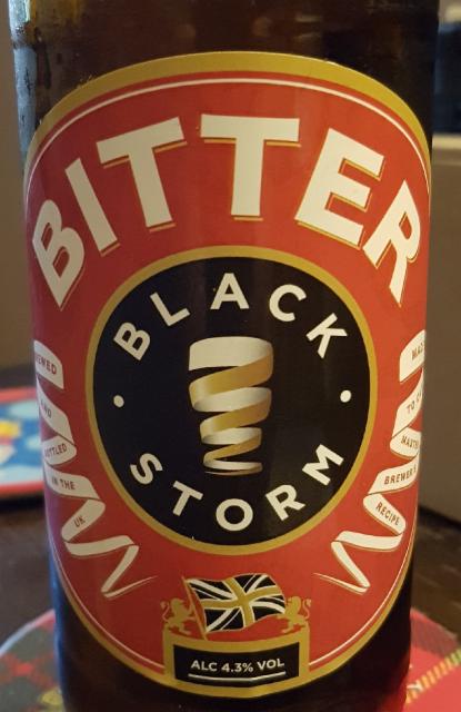 Bitter 4.3%, Black Storm Brewery, England