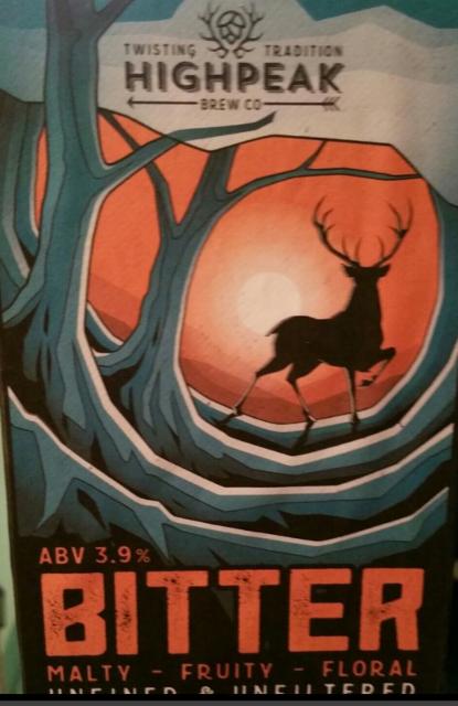 Bitter 3.9%, High Peak Brew Co., England