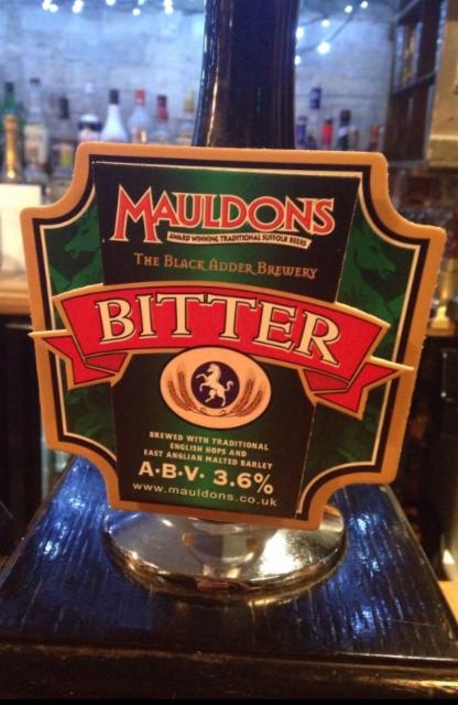 Bitter 3.6%, Mauldons, England