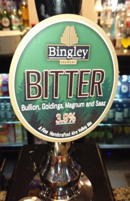 Bitter 3.9%, Bingley Brewery, England