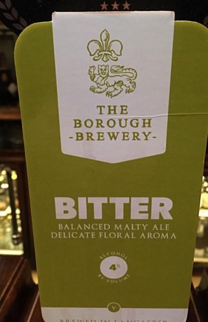 Bitter 4.0%, The Borough Brewery, England